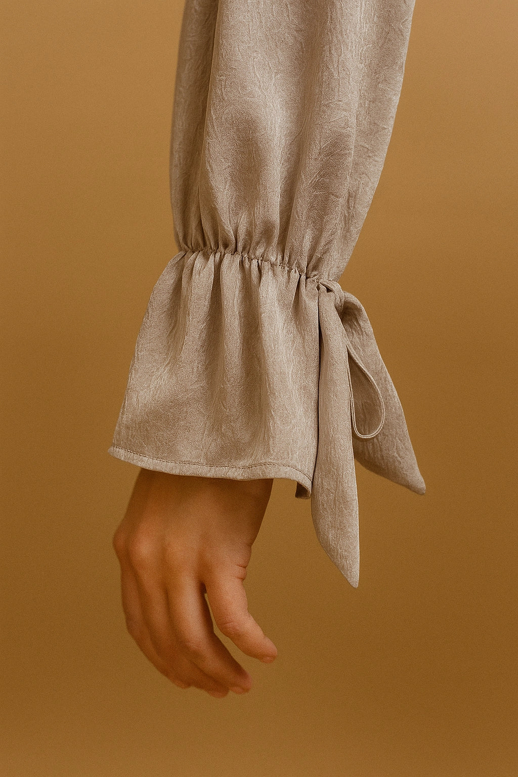 SHORT SHIRT frill nek
