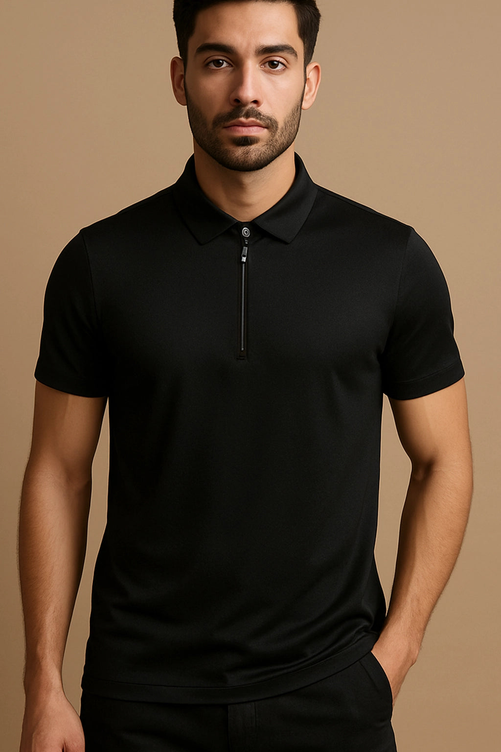 POLO SHIRT zip