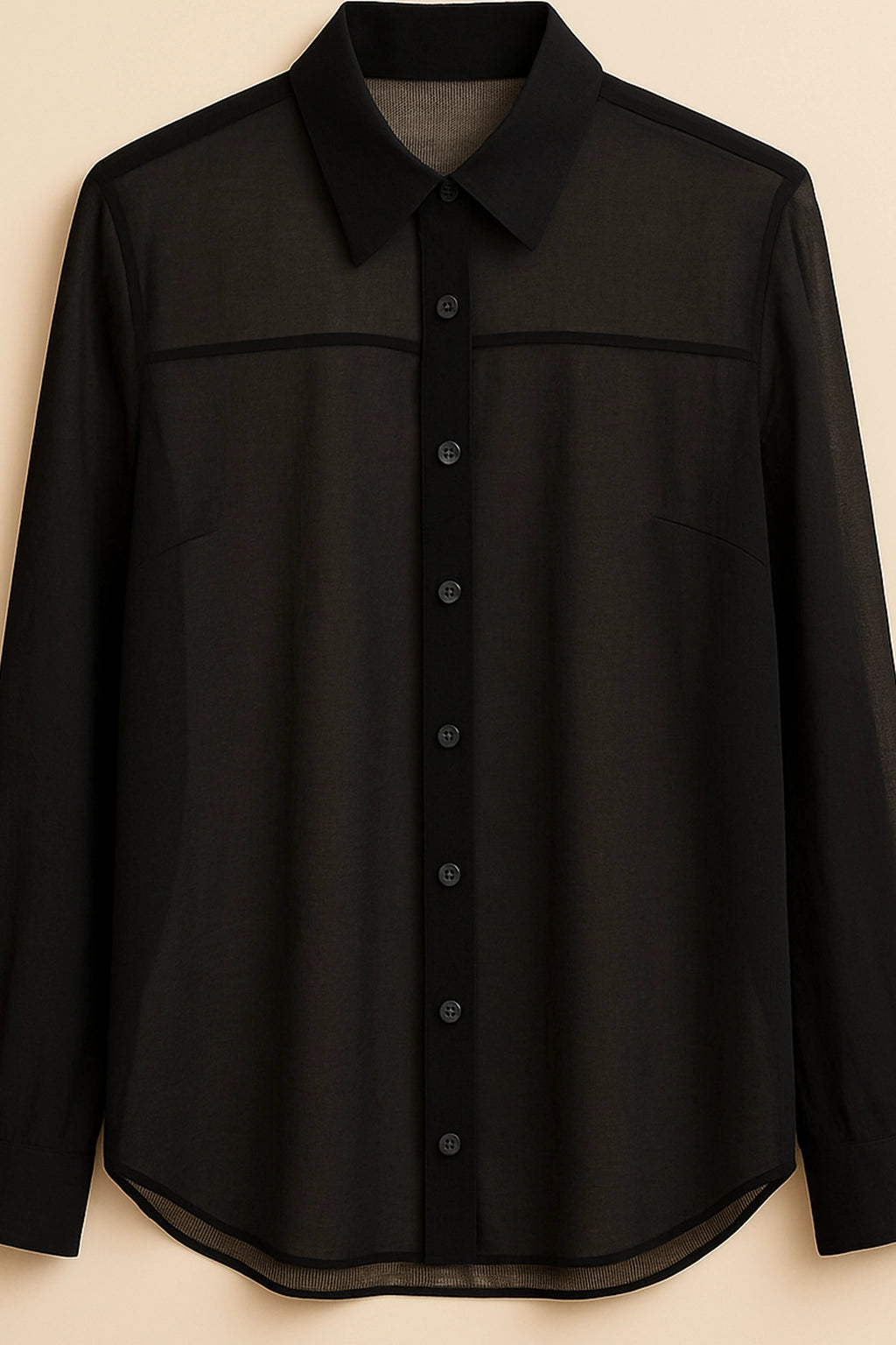 SHEER SHIRT bak stng
