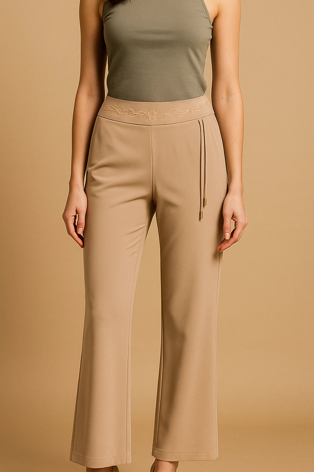 PANT stretch emb blt