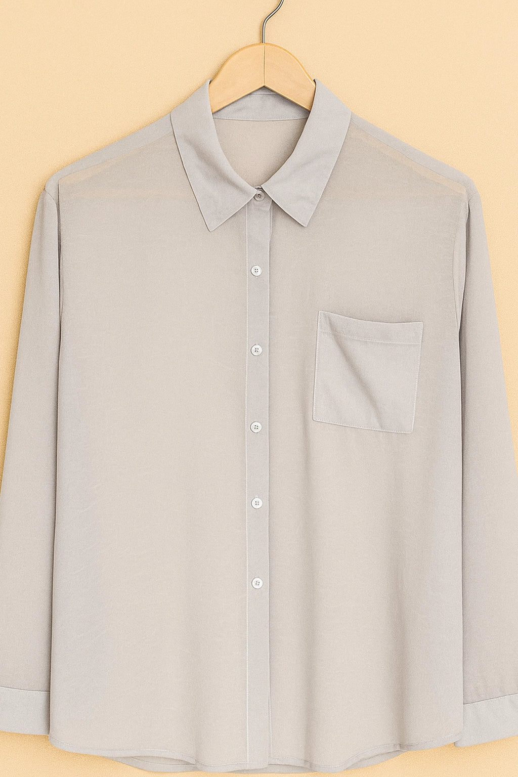 SHEER SHIRT SC PKT