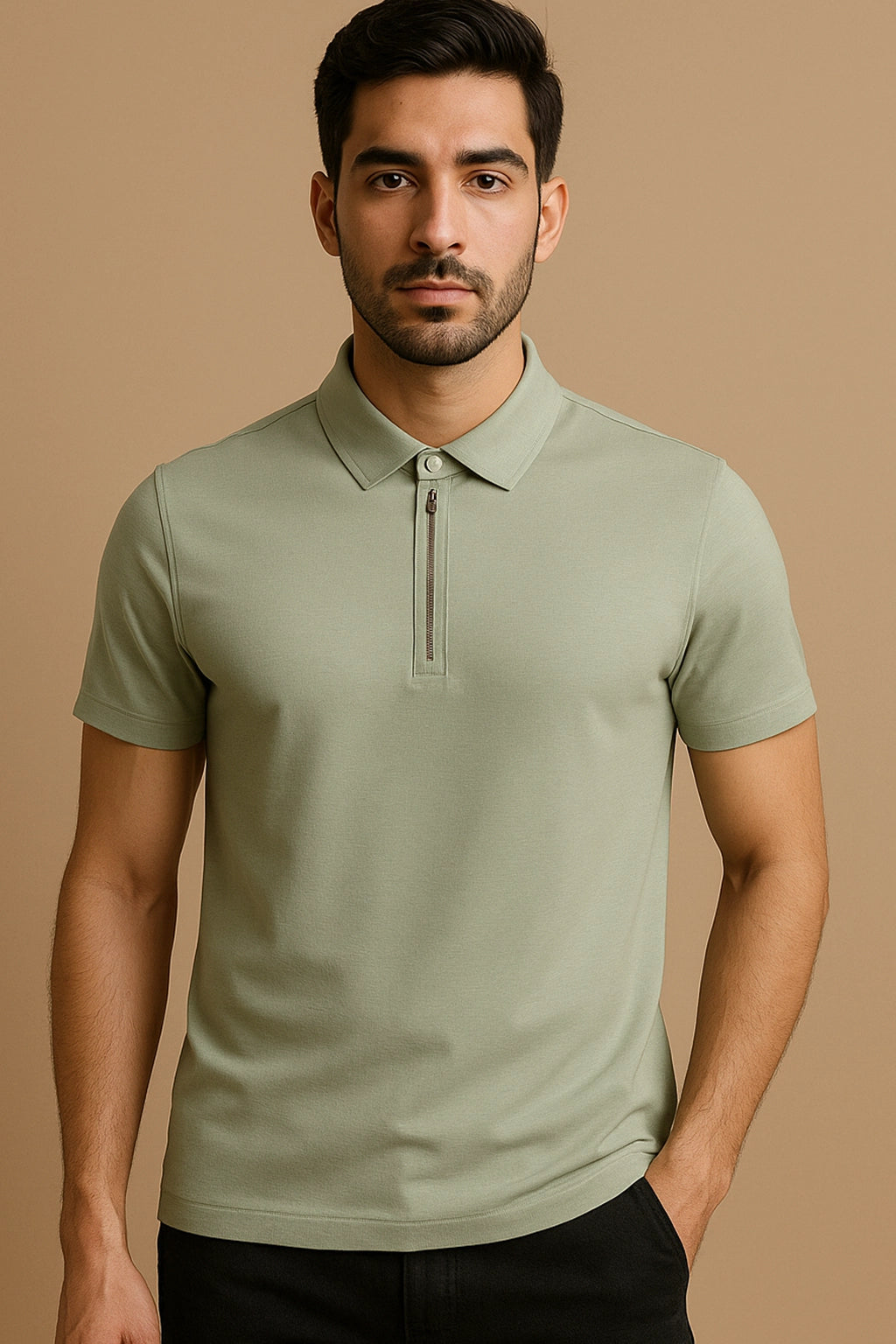 POLO SHIRT zip