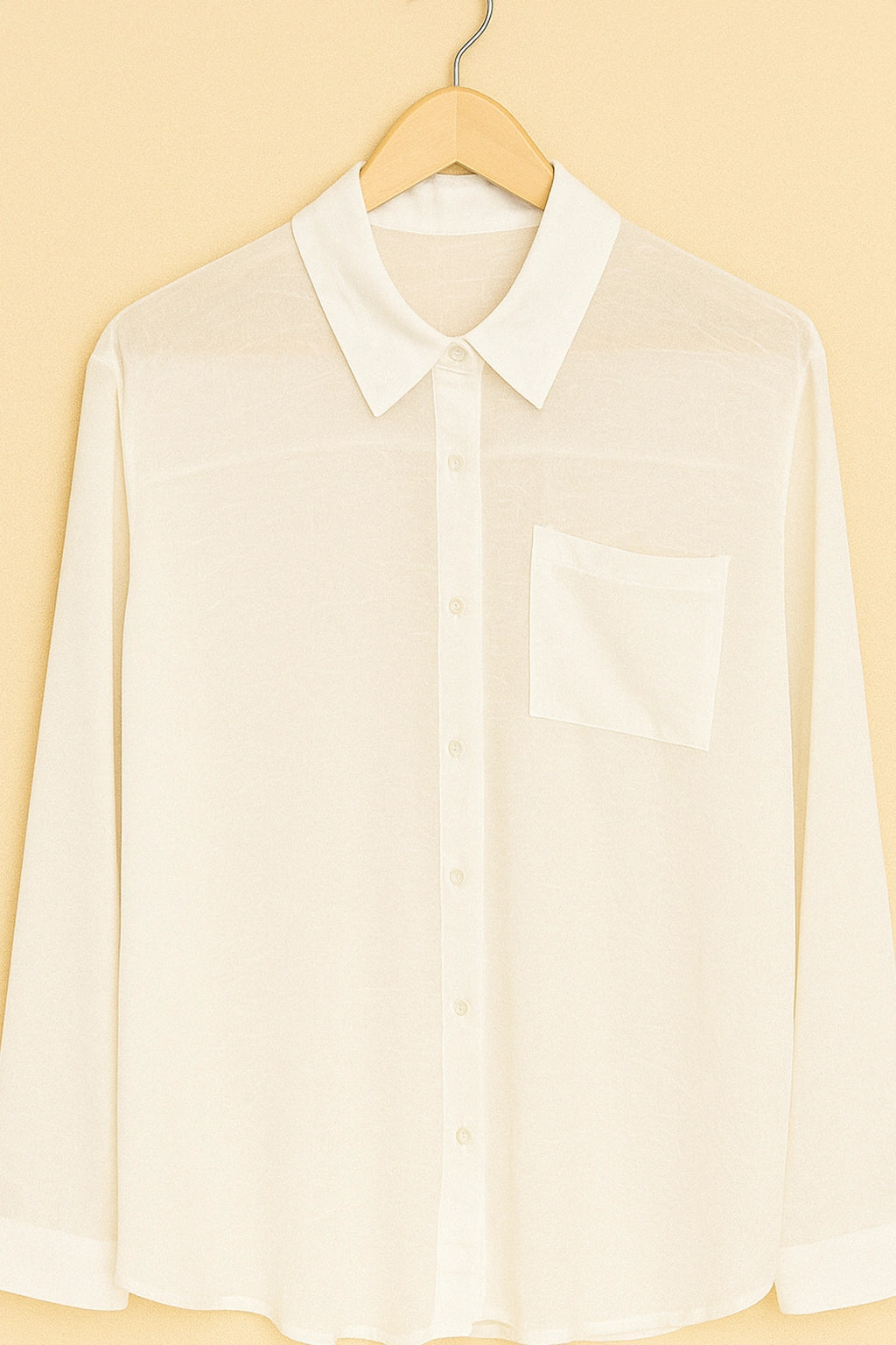 SHEER SHIRT SC PKT