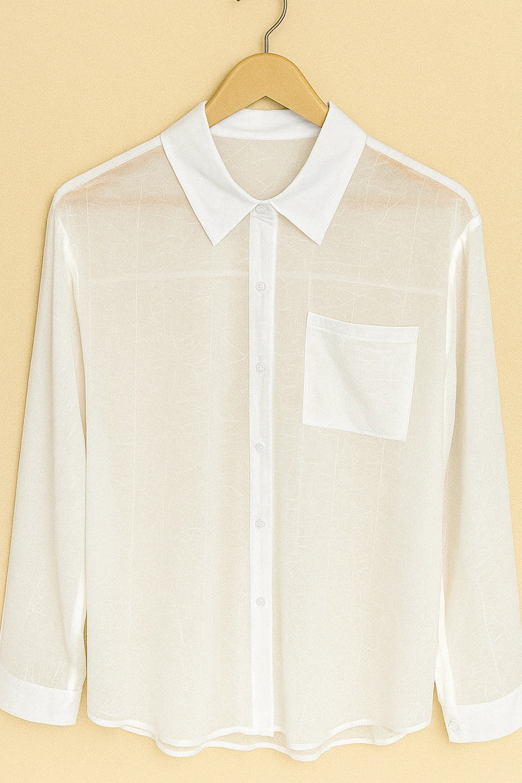 SHEER SHIRT SC PKT