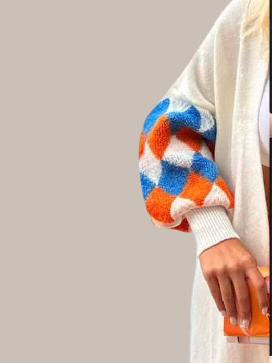 BAGGY SLV LONG CARDIGAN