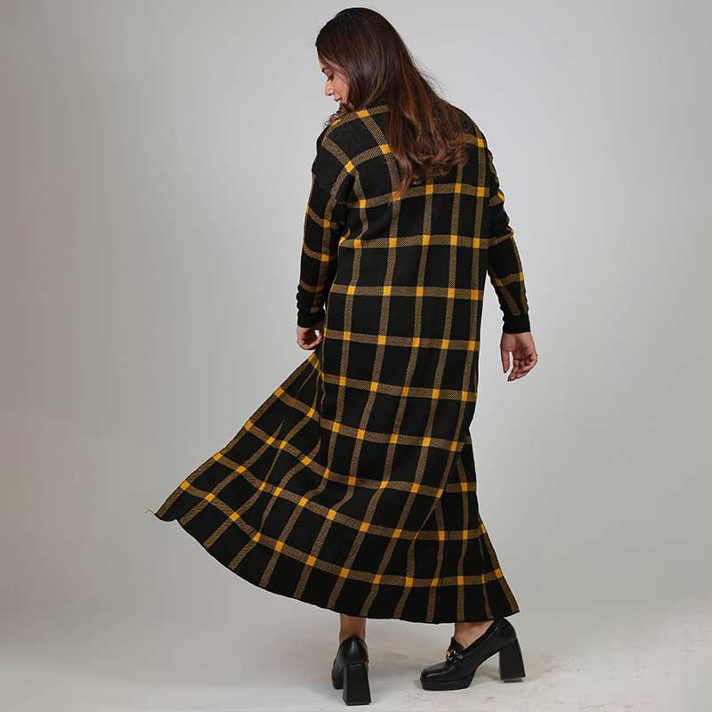 BODYCONE with CARDIGAN check