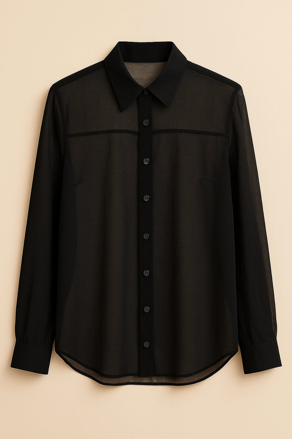 SHEER SHIRT bak stng