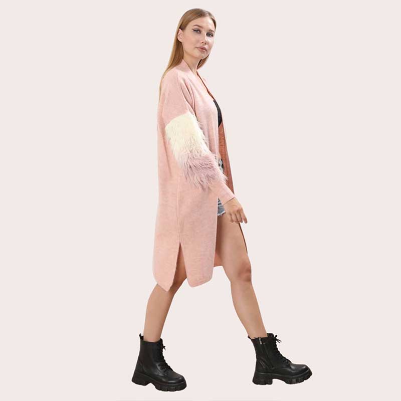 LIGHT WEIGHT CARDIGAN furr slv