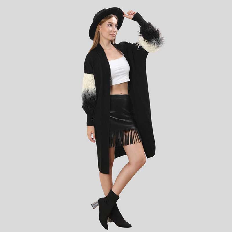 LIGHT WEIGHT CARDIGAN furr slv