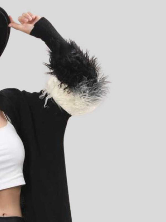 LIGHT WEIGHT CARDIGAN furr slv