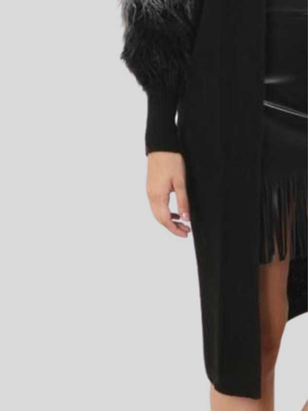 LIGHT WEIGHT CARDIGAN furr slv