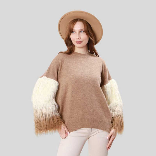 LIGHT WEIGHT SWEATSHIRT furr slv