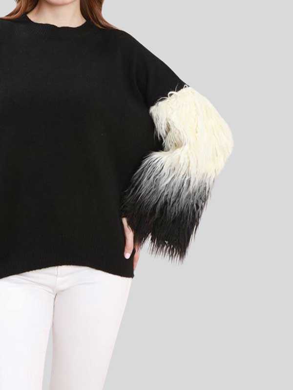 LIGHT WEIGHT SWEATSHIRT furr slv