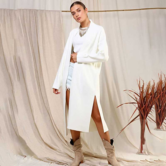 LONG CARDIGAN slit style
