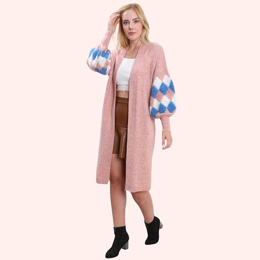 BAGGY SLV LONG CARDIGAN