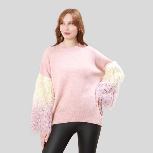 LIGHT WEIGHT SWEATSHIRT furr slv