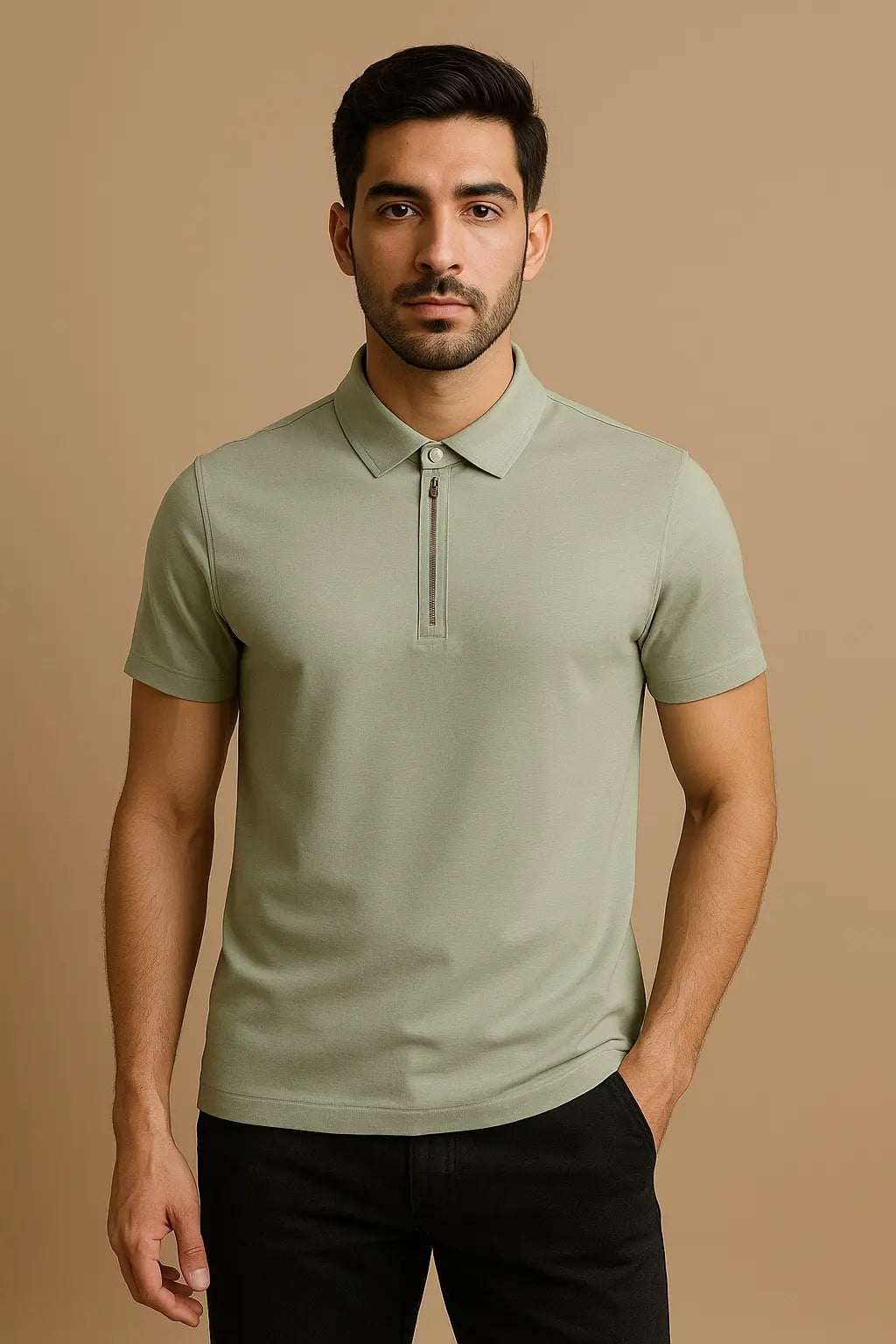 POLO SHIRT zip