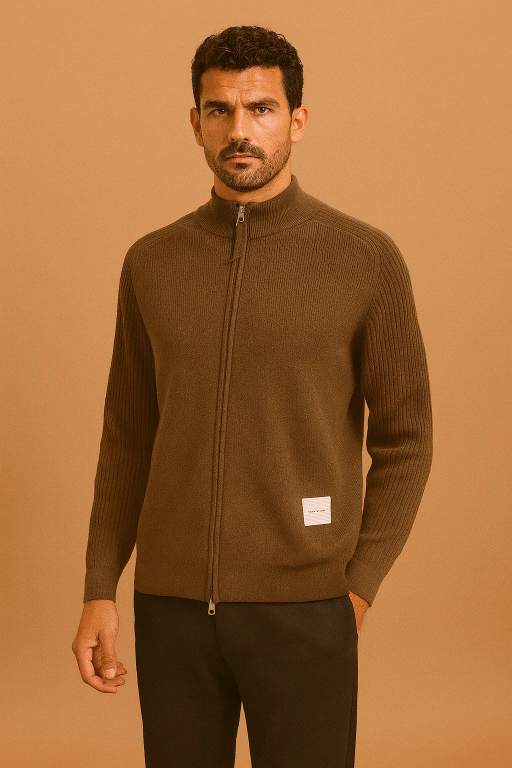 MOCK NECK ZIPPER SWTR