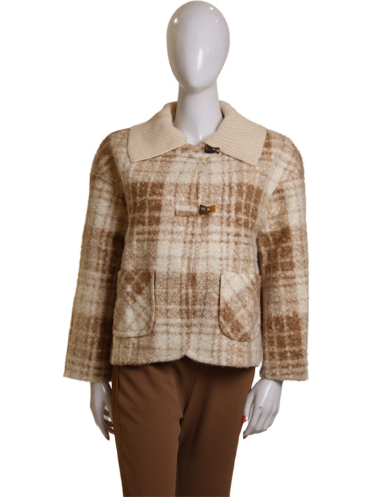 WOOLEN JKT (knitted col)