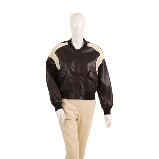 BAN LEATHER JKT(2 col)