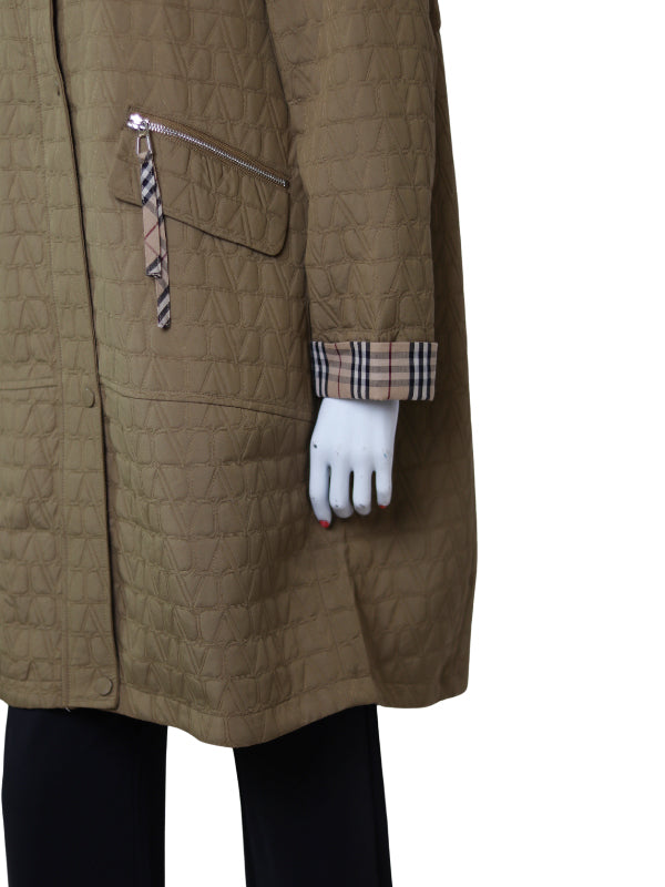 LIGHT MID-LEN COAT(hoodie bur)