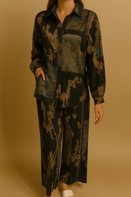 CO-ORD SUIT PRINTED pleted TR