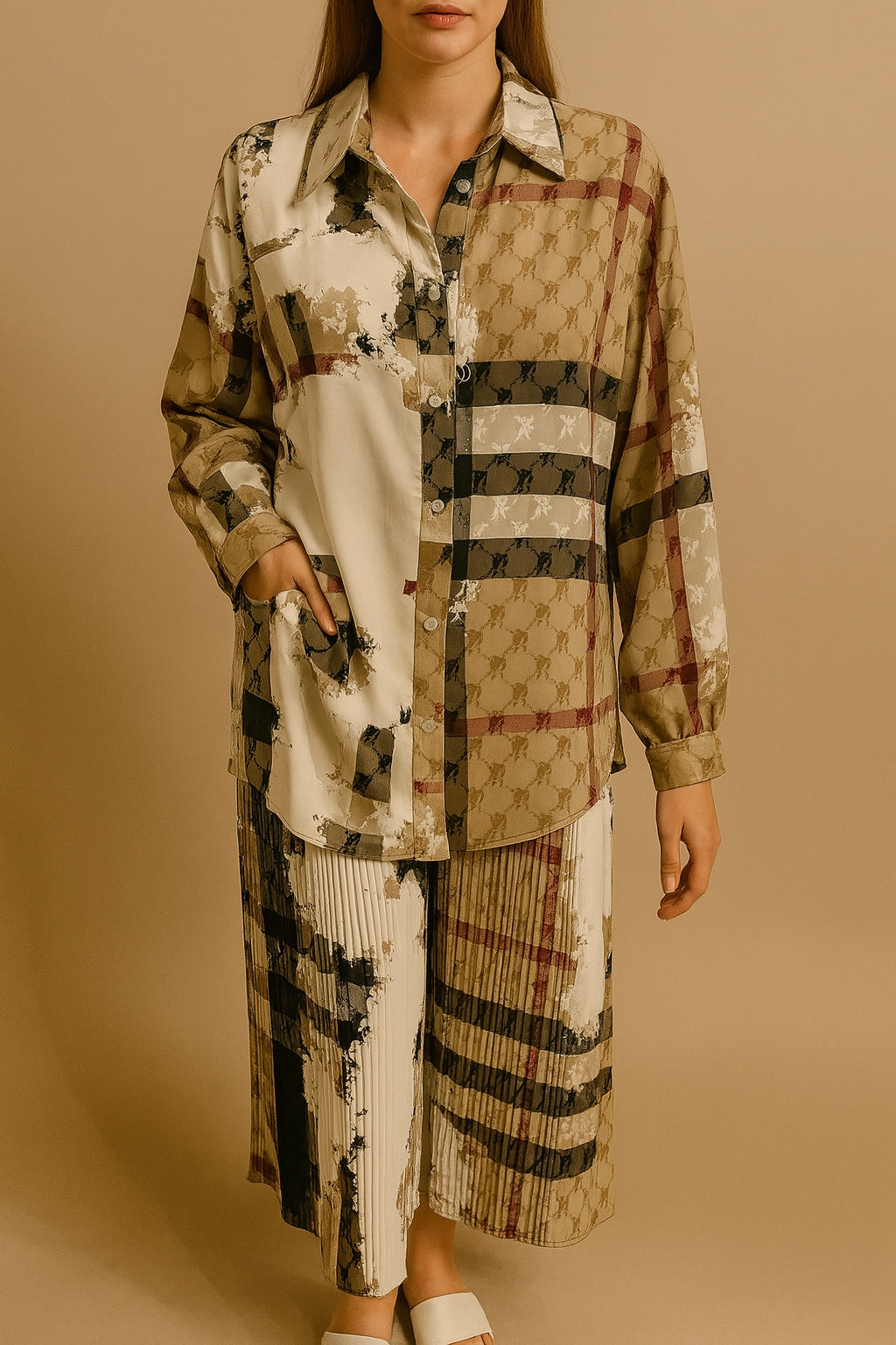 CO-ORD SUIT PRINTED pleted TR