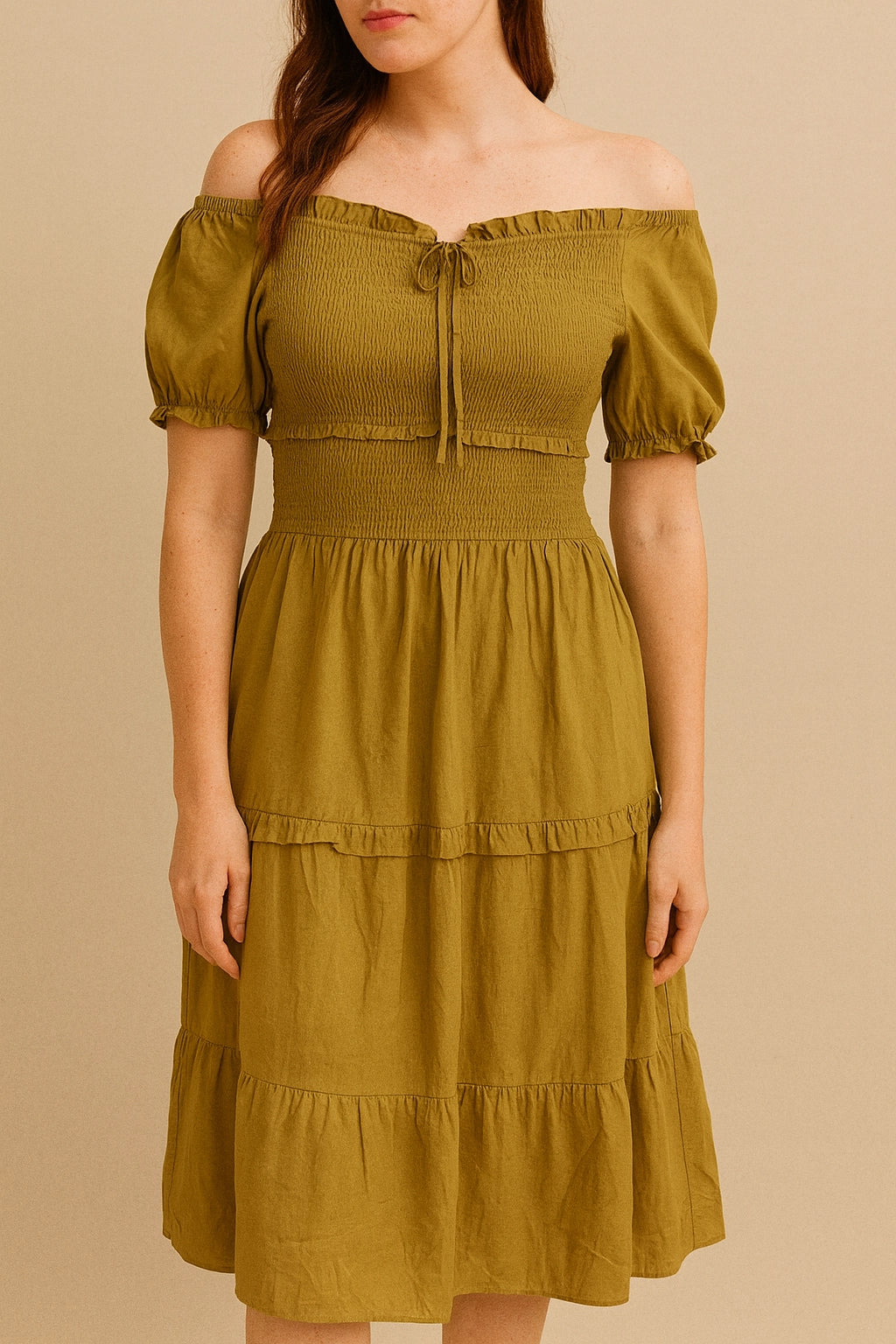 SMOCKED MAXI