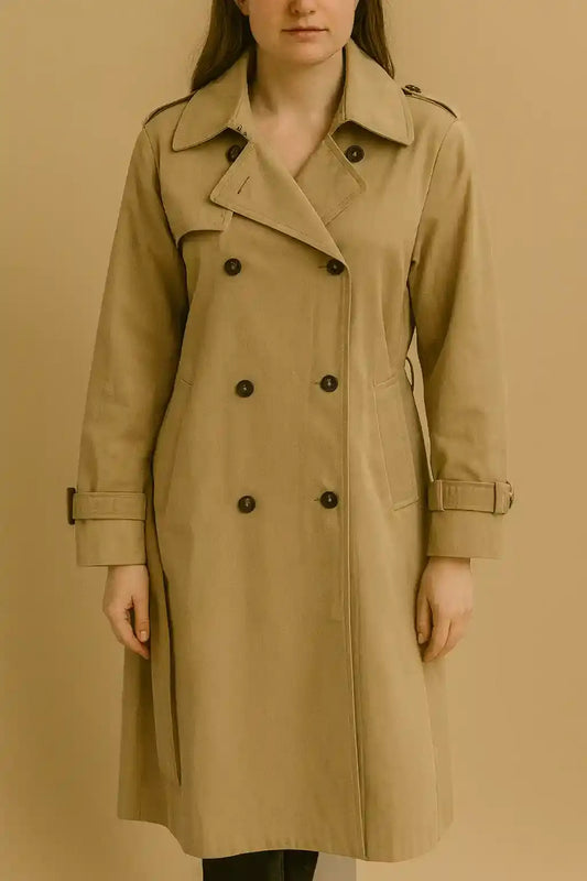 KHAKI TREANCH coat