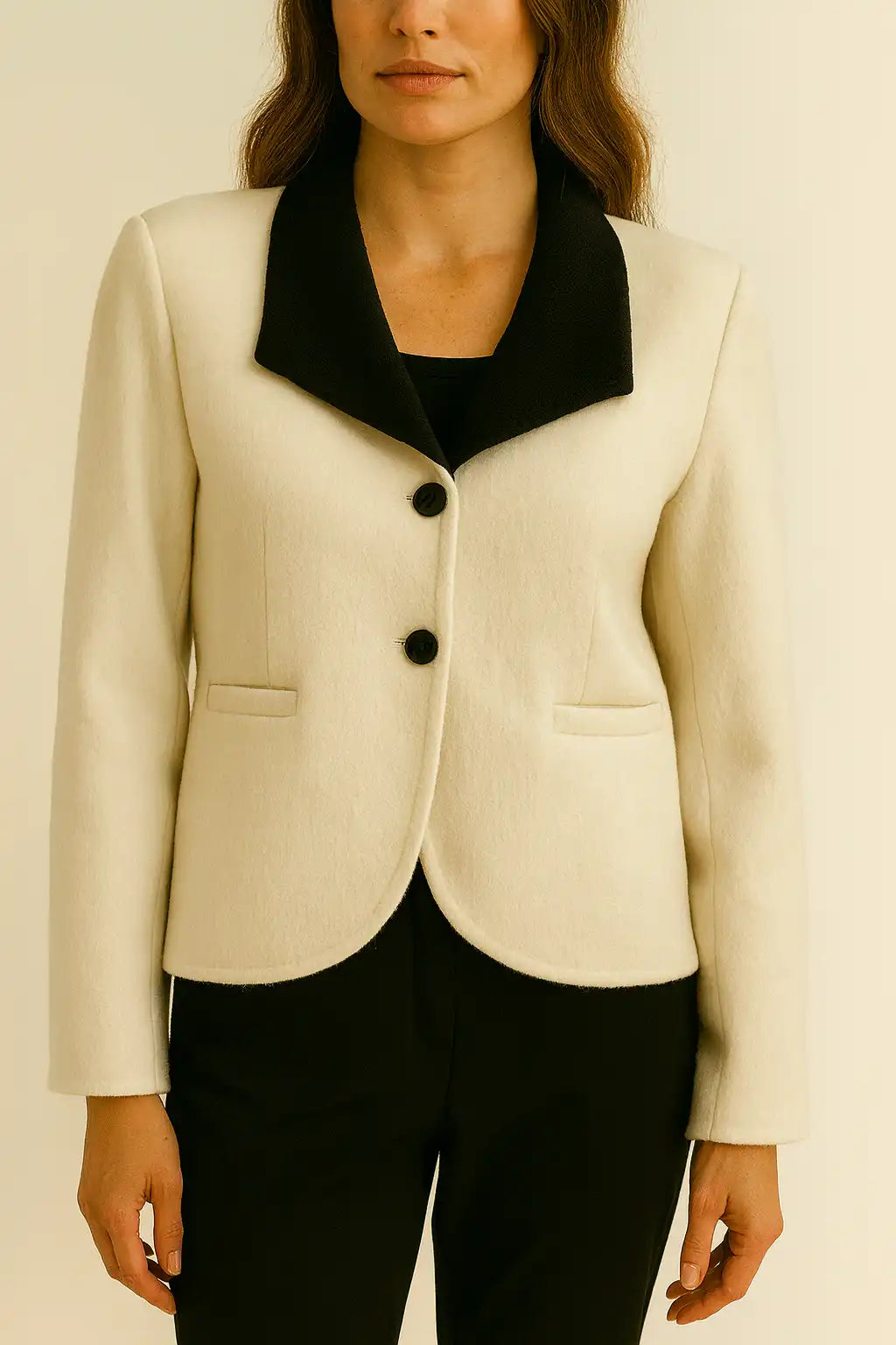 SMART BLAZER CONTRAST COL