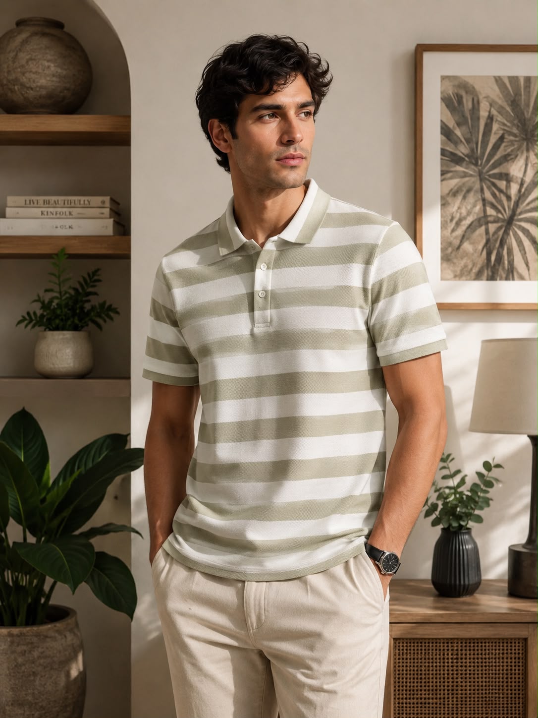 BOLD STRIPE POLO