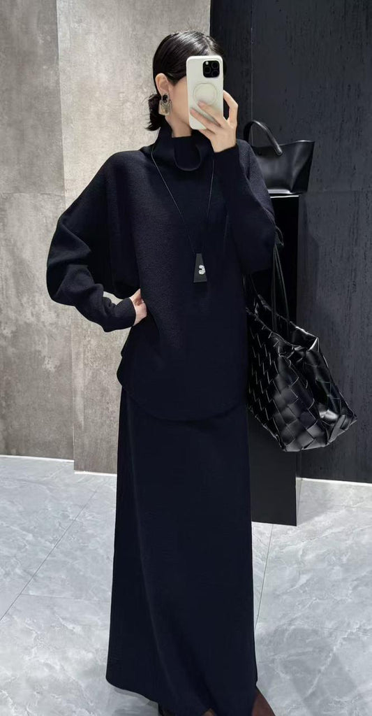 WOOLEN SKIRT W BS