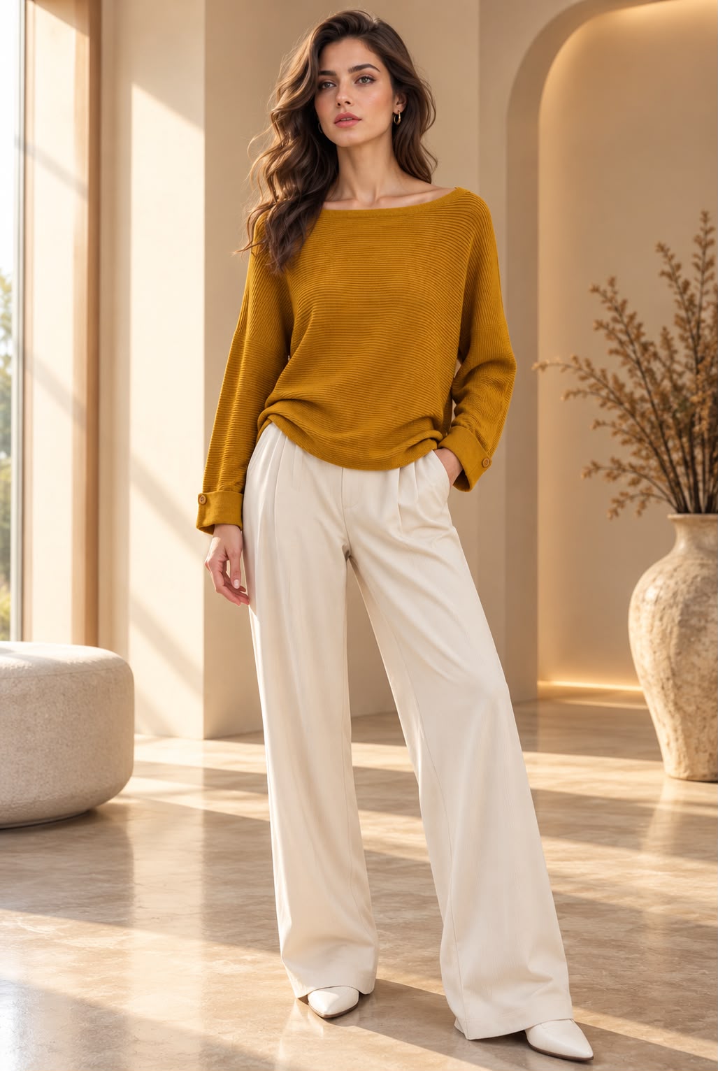 BAGGY RIBBED SHIRT
