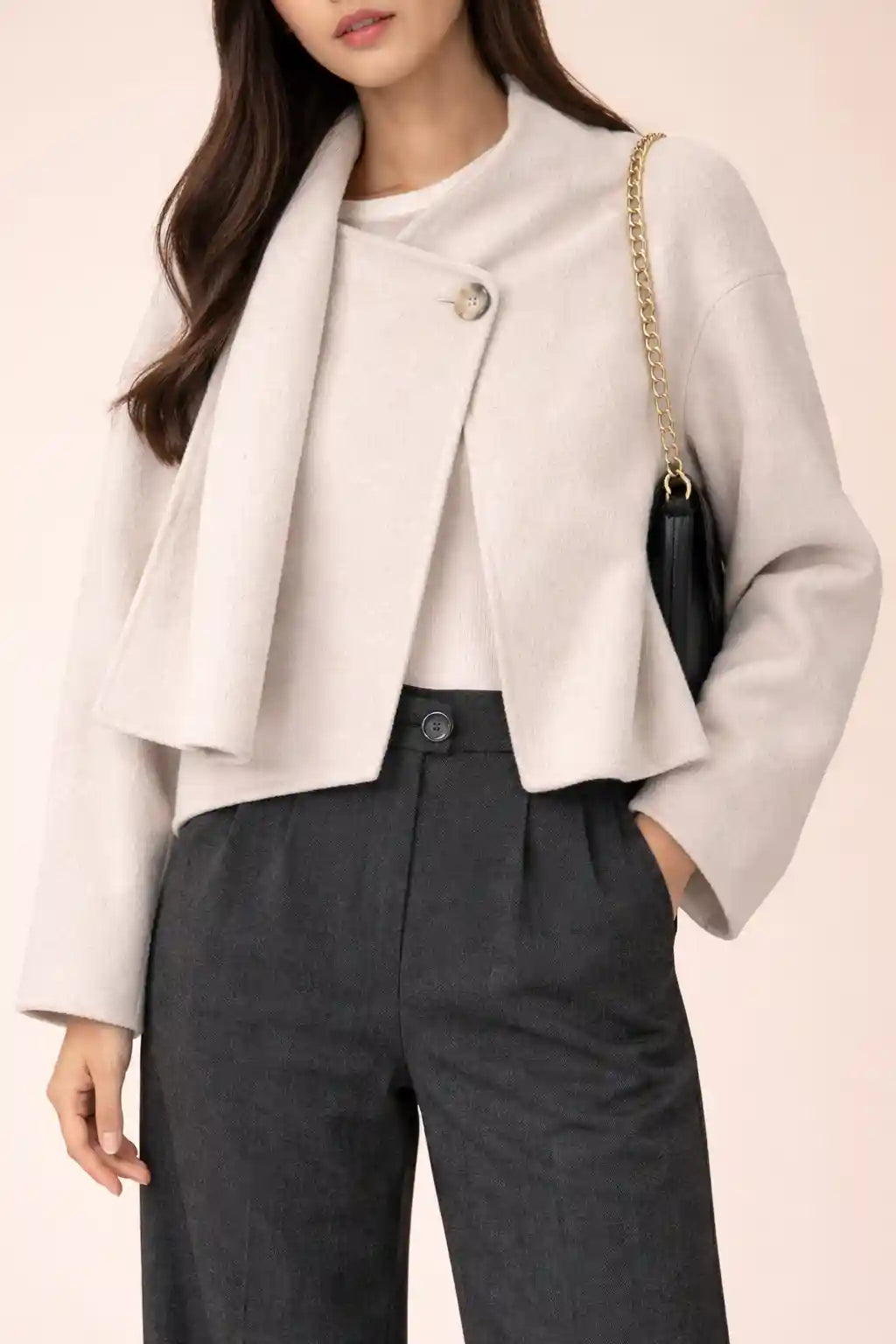 WOOLEN COT single btn