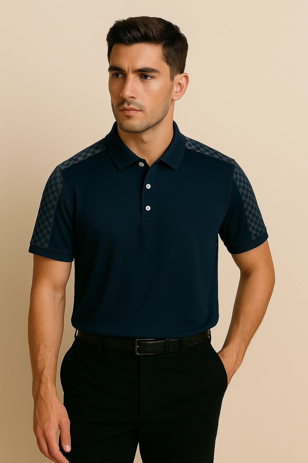 POLO SHIRT SH CHECK