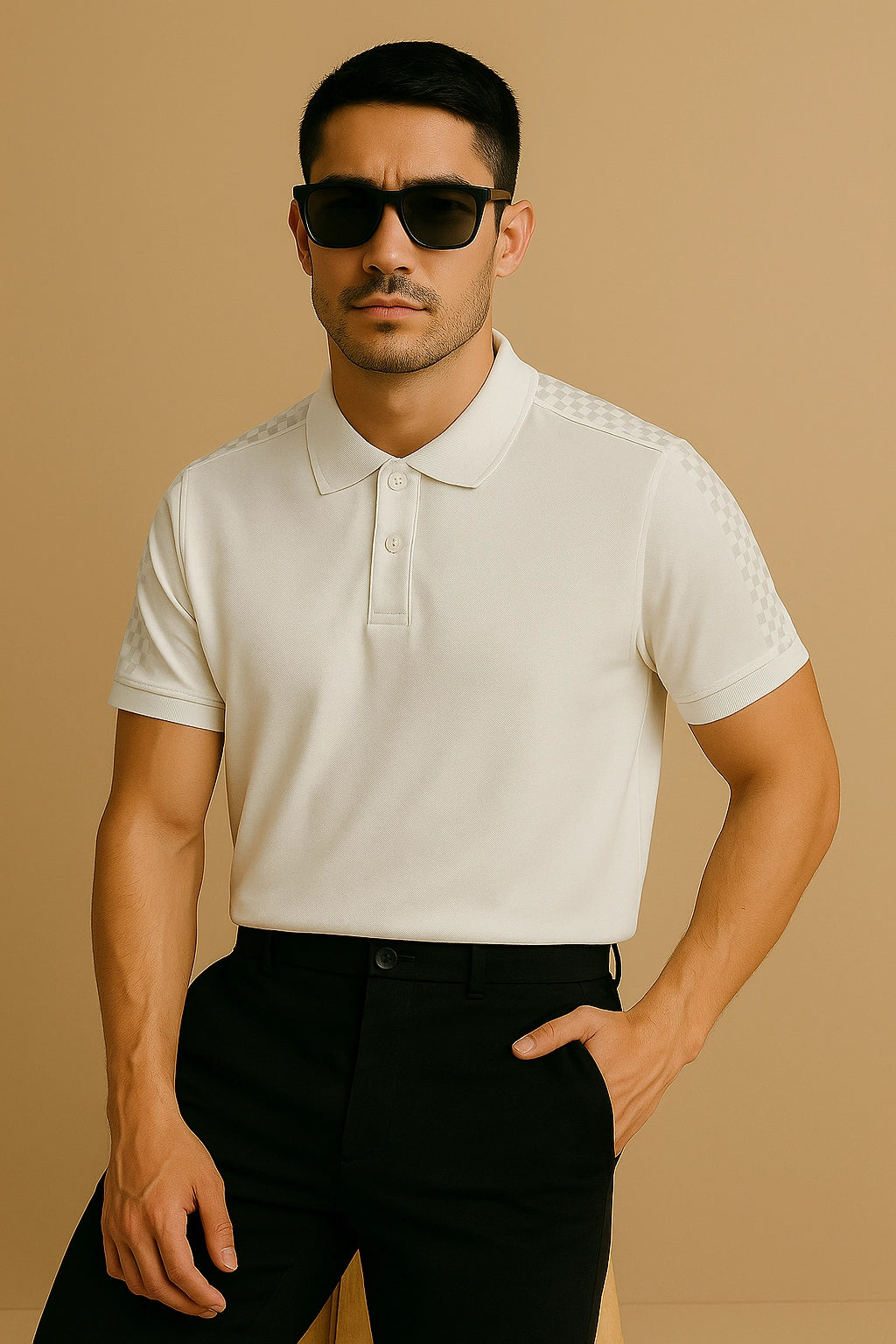 POLO SHIRT SH CHECK
