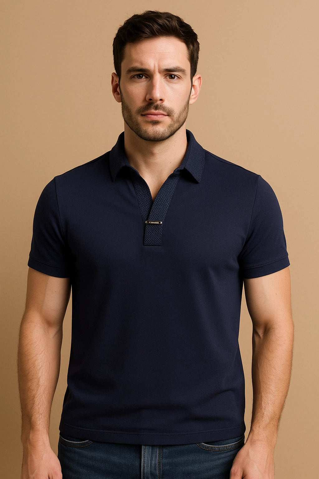 POLO SHIRT emb col