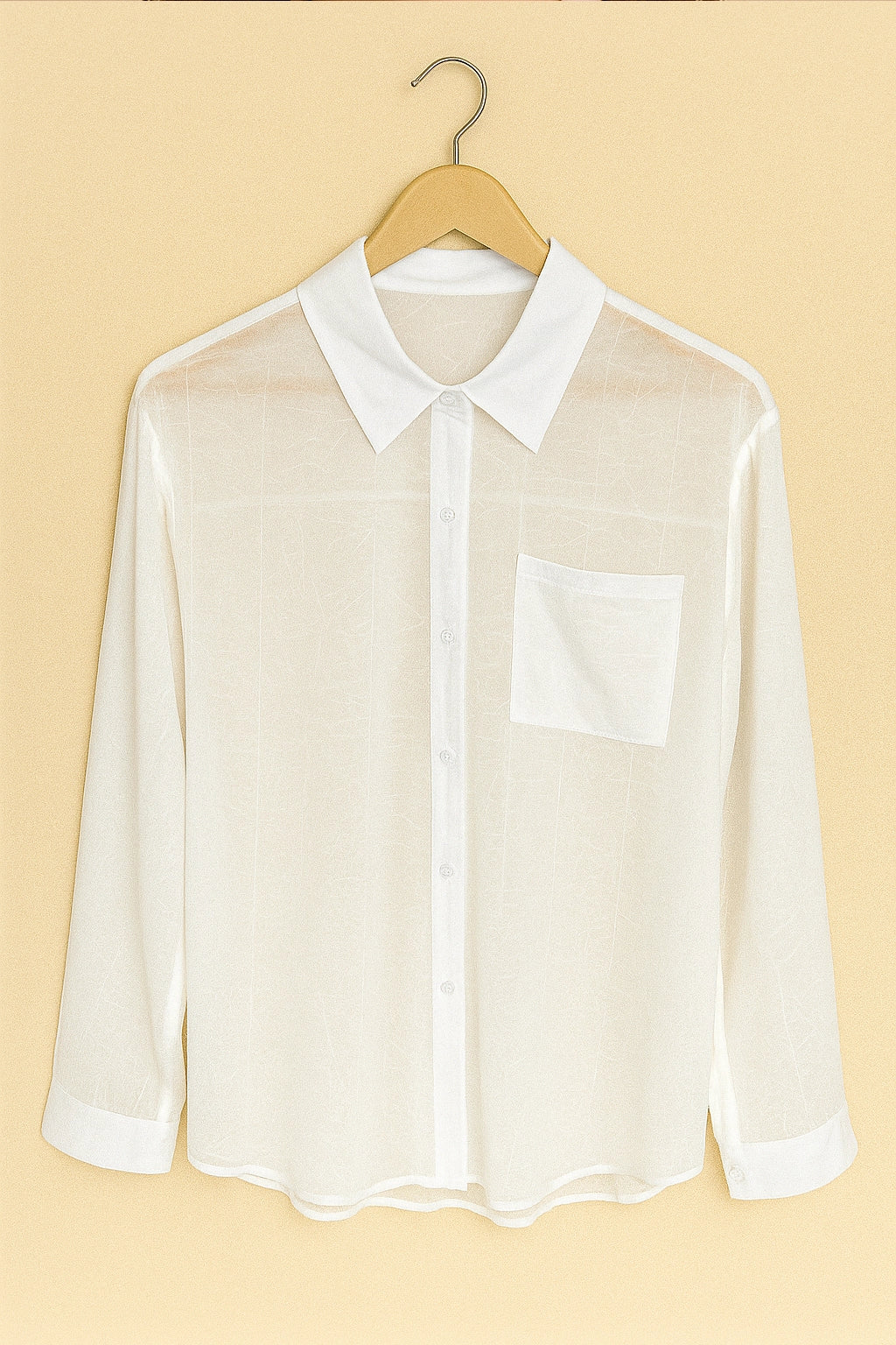 SHEER SHIRT SC PKT