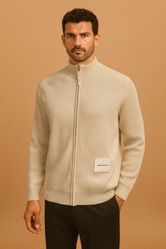 MOCK NECK ZIPPER SWTR