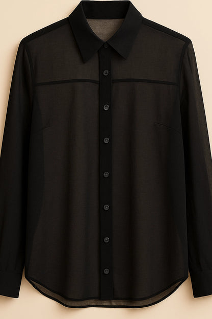 SHEER SHIRT bak stng