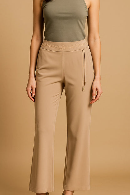 PANT stretch emb blt