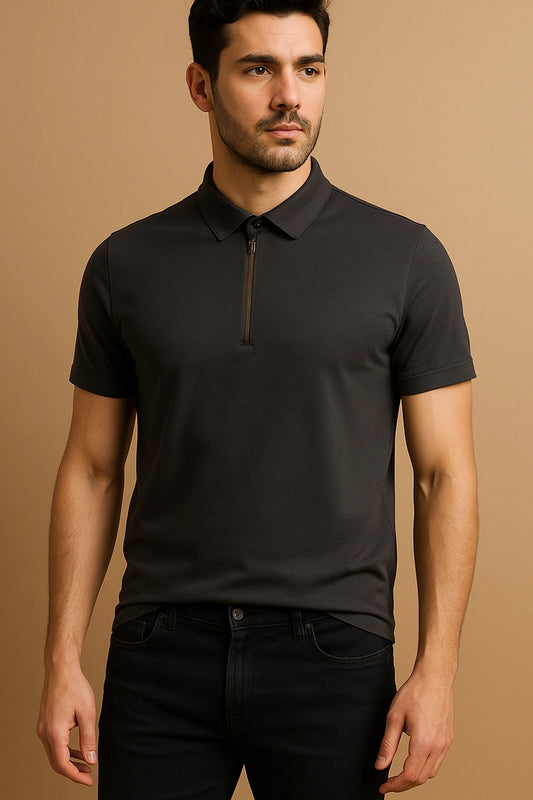POLO SHIRT zip