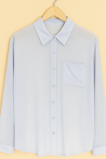 SHEER SHIRT SC PKT