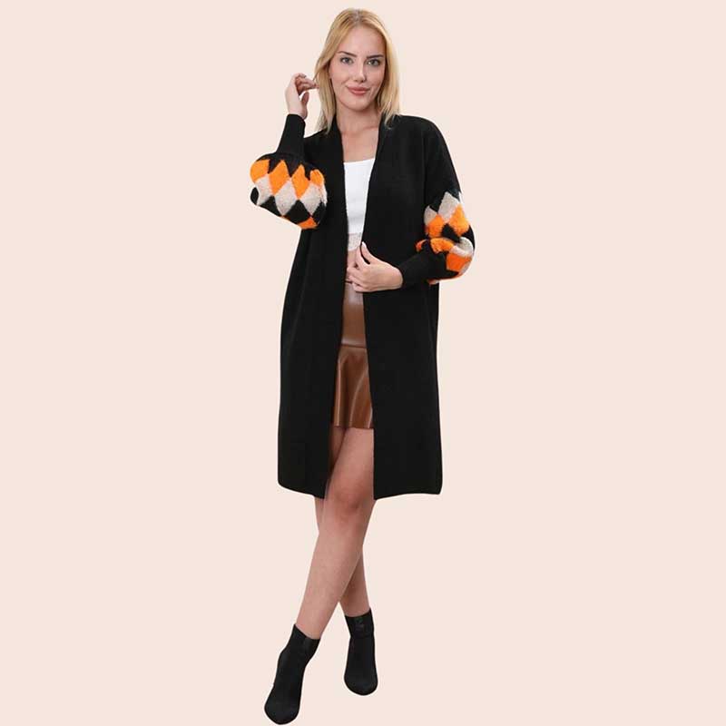 BAGGY SLV LONG CARDIGAN