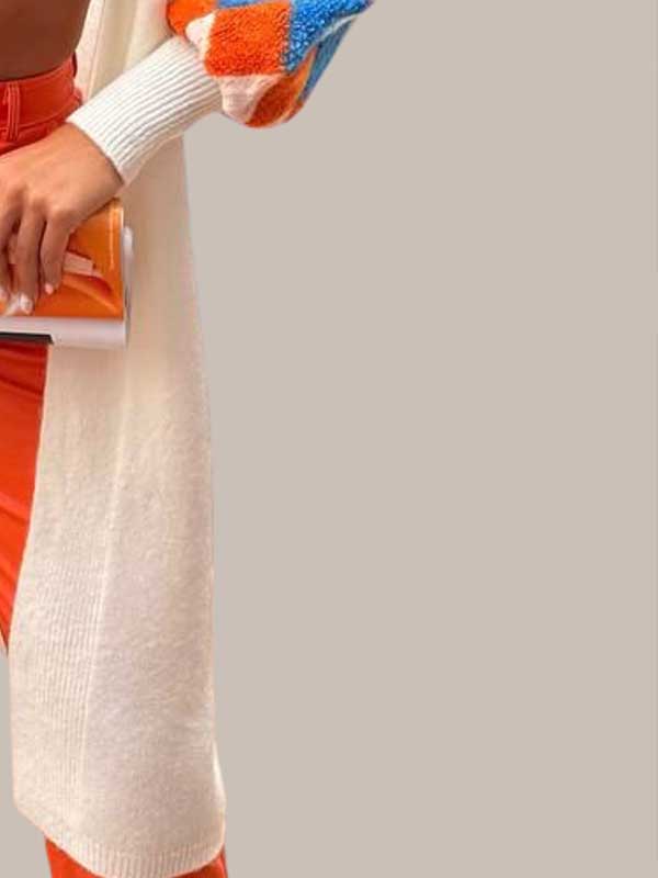 BAGGY SLV LONG CARDIGAN