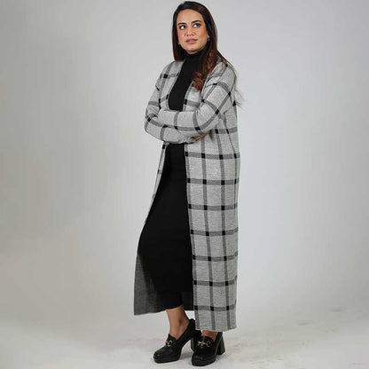 BODYCONE with CARDIGAN check