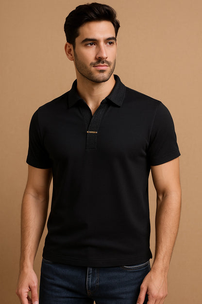 POLO SHIRT emb col