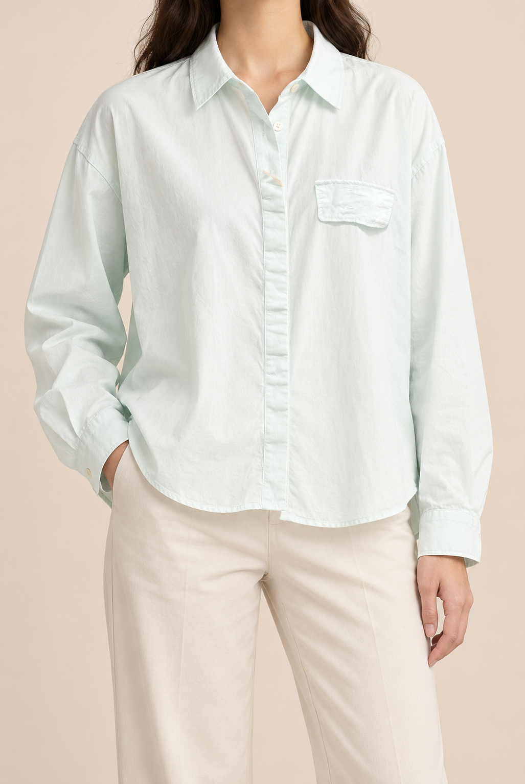 BUTTOB DOWN SHIRT cotton