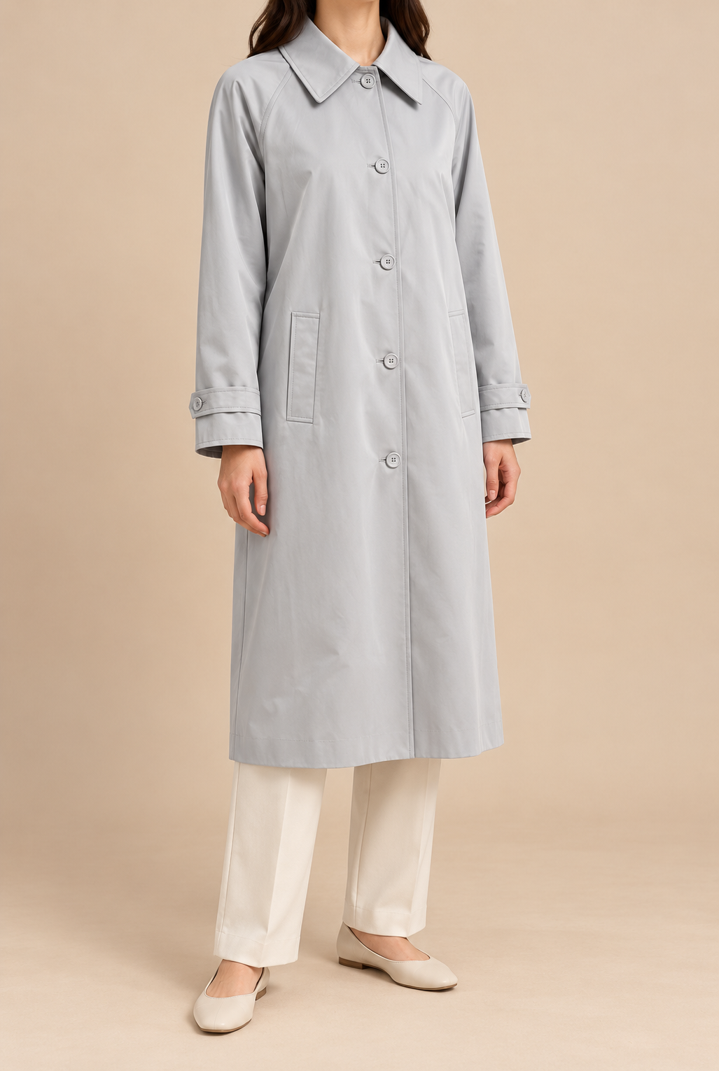WIDE LAPELS trench