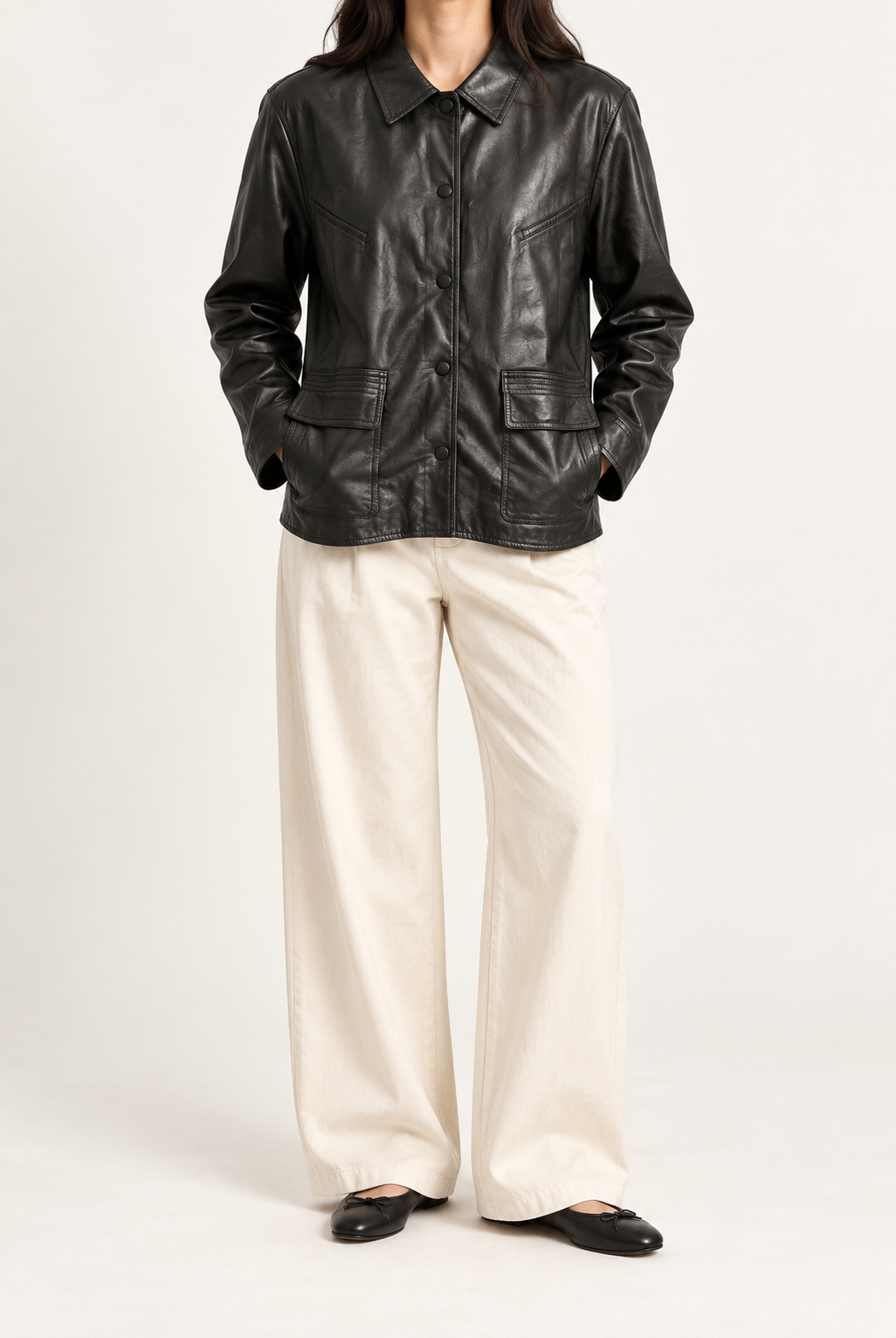 LEATHER JKT(FP)